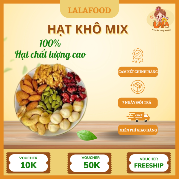 Hạt Khô Mix Lalafood – Ăn Vặt Lành Mạnh, Dinh Dưỡng Đầy Đủ - Hình ảnh 2