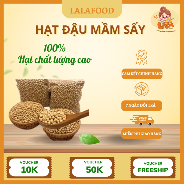 Hạt Đậu Mầm Sấy Lalafood – Giòn Tan, Dinh Dưỡng Mỗi Ngày!