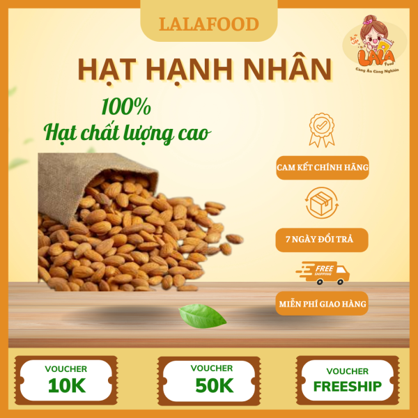 Hạt Hạnh Nhân Lalafood – Giòn Bùi Tự Nhiên, Dinh Dưỡng Mỗi Ngày - Hình ảnh 2