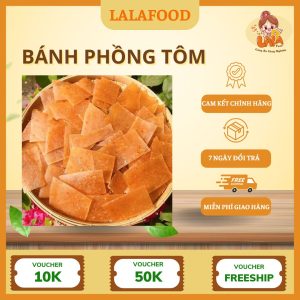 đồ ăn vặt nội địa bánh phồng tôm
