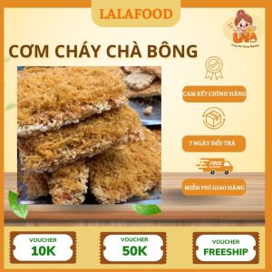 đồ ăn vặt nội địa cơm cháy chà bông